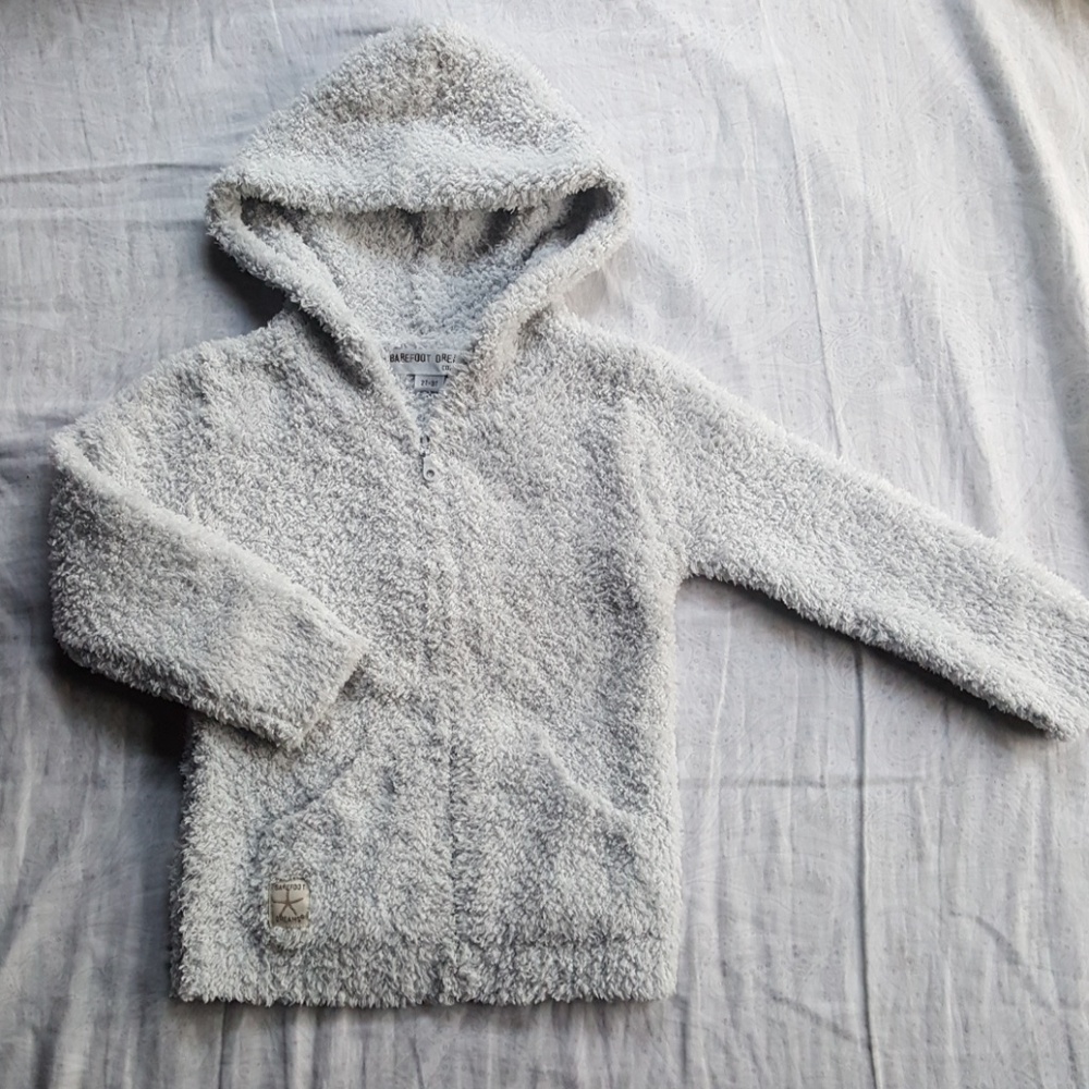 Barefoot Dreams Cozy Chic plush toddler hoodie